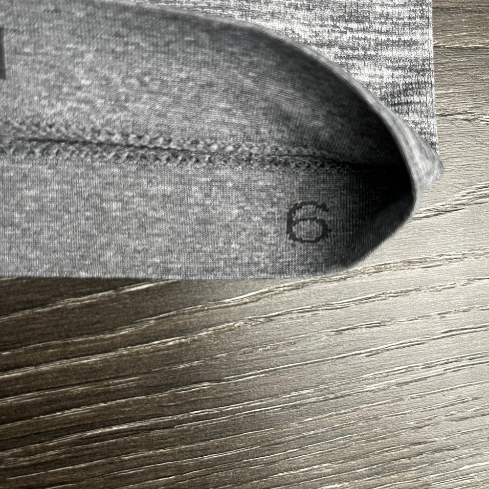Lululemon Swiftly Tech Tank Top Size 6 Heather Gray‎ Racerback Athletic Work Out - Picture 3 of 7